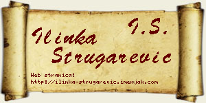 Ilinka Strugarević vizit kartica